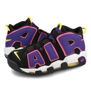 NIKE AIR MORE UPTEMPO '96 【COURT PURPLE】 ナイキ エア モア アップテンポ  '96 海外限定 BLACK/COURT PURPLE/HYPER PINK/MULTI COLOR ブラック DZ5187-001｜lowtex