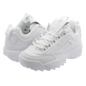 スニーカー レディース フィラ ディスラプター 2 プレミアム ホワイト FILA DISRUPTOR 2 PREMIUM WHITE/WHITE F0392 0100 【国内店舗限定モデル】