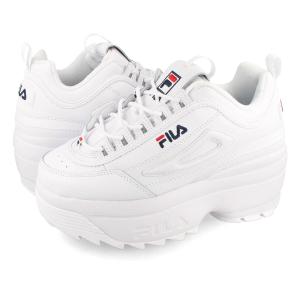 FILA DISRUPTOR II WEDGE WMNS フィラ ディスラプター 2 ウェッジ ウィメンズ WHITE/NAVY/RED f0425-0125