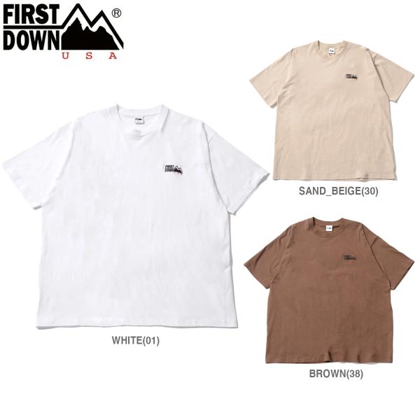 FIRST DOWN LOGO S/S TEE COTTON JERSEY ファーストダウン ロコ ...