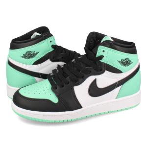 NIKE AIR JORDAN 1 RETRO HIGH OG GS ナイキ エア ジョーダン 1 レトロ ハイ OG 海外限定 日本未発売 レディース WHITE/BLACK/GREEN GLOW ホワイト FD1437-130｜LOWTEX