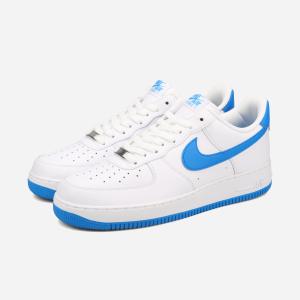 NIKE AIR FORCE 1 '07 ナイキ エア フォース 1 '07 メンズ レディース WHITE/PHOTO BLUE/WHITE ホワイト FJ4146-103｜lowtex