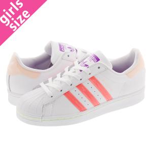 adidas SUPERSTAR W アディダス スーパースター ウィメンズ FTWR WHITE/SIGNAL PINK/SHOCK PURPLE fw2502｜lowtex