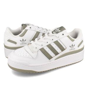 adidas FORUM BOLD STRIPES W アディダス フォーラム ボールド ストライプス ウィメンズ レディース FTWR WHITE/SILVER PEBBLE/FTWR WHITE ホワイト ID0410｜LOWTEX