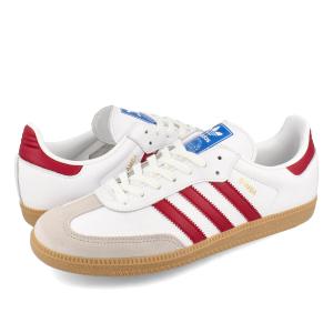 adidas SAMBA OG アディダス サンバ OG メンズ レディース FTWR WHITE/COLLEGE BURGUNDY/GUM ホワイト IF3813｜LOWTEX