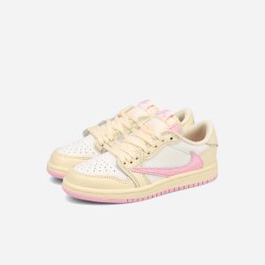 NIKE AIR JORDAN 1 LOW OG SP PS × TRAVIS SCOTT ナイキ エア ジョーダン 1 ロー OG SP PS × トラヴィス・スコット MUSLIN/SHY PINK ベージュ IQ7605-100