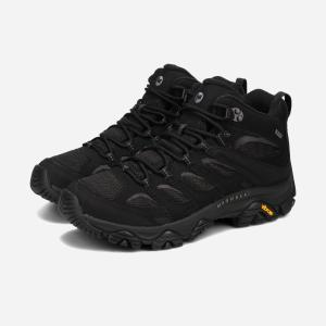 MERRELL MOAB 3 SYNTHETIC MID GORE-TEX M メレル モアブ3 シンセティック ミッド ゴアテックス メンズ 防水性 VIBRAM TRIPLE BLACK トリプルブラック｜lowtex