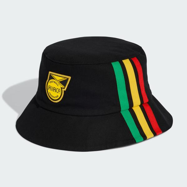 adidas JAMAICA NATIONAL TEAM BUCKET HAT × BOB MARL...