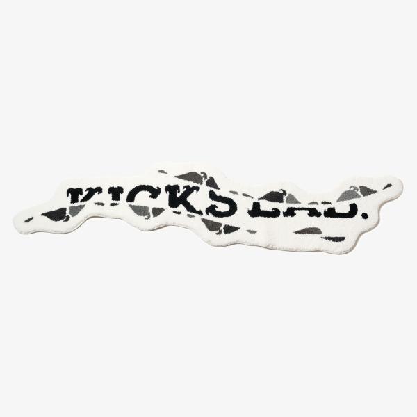 KICKS LAB. LOGO RUG キックスラボ ロゴ ラグ 日本製 WHITE ホワイト KL...