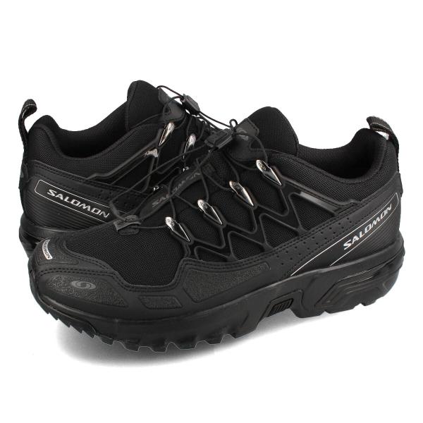 SALOMON ACS + サロモン ACS + メンズ ローカット BLACK/BLACK/SIL...