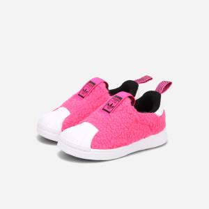 【キッズサイズ】【11.0〜16.0cm】 adidas SUPERSTAR 360 I アディダス スーパースター 360 I SHOCK PINK/SHOCK PINK/FTWR WHITE q46179｜lowtex