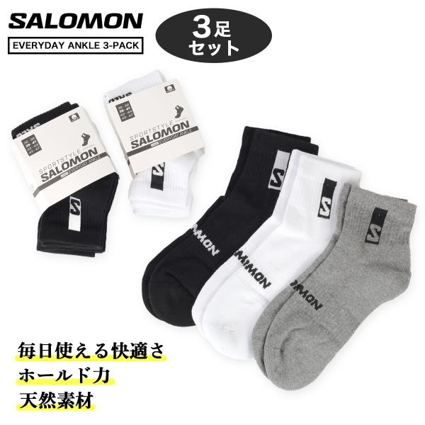 SALOMON SOCKS EVERYDAY ANKLE 3-PACK サロモン ソックス エブリデ...