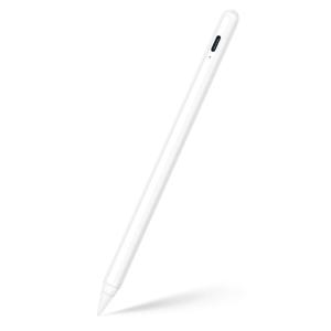 KINGONE スタイラスペンiPad専用ペン 超高感度 極細 タッチペンiPad専用 傾き感知/誤作動防止/磁気吸着機能対応 軽量 USB