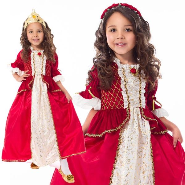 ベル　コスチューム　プリンセス　ドレス　キッズ　女の子　仮装衣装　コスプレ　クリスマス/ウィンタービ...