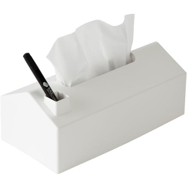 MEMORU TISSUE CASE メモル ティッシュケース ホワイト 0