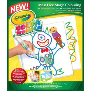Crayola Colour Wonder Drawing Paper-30 Sheets Mess-Free Magic Colourin｜lr-store