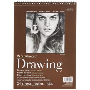 Strathmore STR-400-4 24 Sheet No.80 Drawing Pad, 9 by 12 by Strathmore｜lr-store