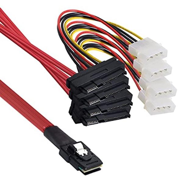 NFHK LSI / 3Ware Molex Mini SAS SFF-8087 → SFF-848...