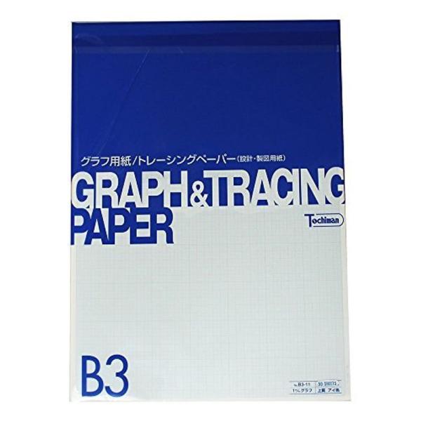 SAKAEテクニカルペーパー グラフ用紙 B3 1mm 方眼 上質紙 50枚 B3-11