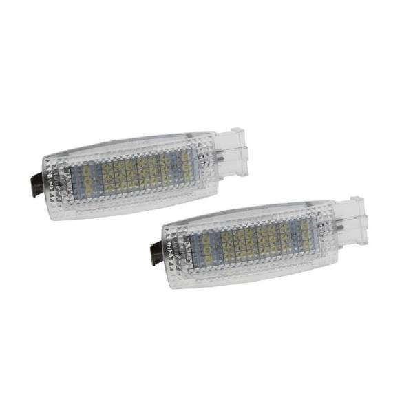 フォルクスワーゲン(VW)用 LED バニティミラーランプ ルームランプ 6500K 激白ホワイト ...