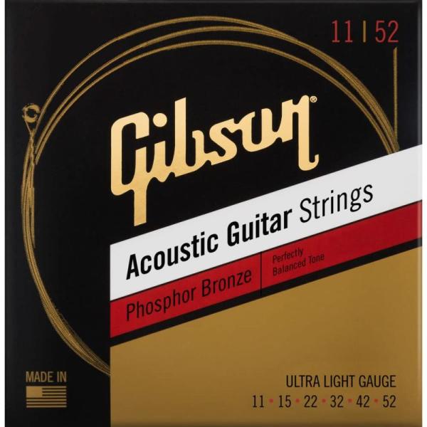 Gibson SAG-PB11 Ultra Light (11-52) アコースティックギター弦 フ...