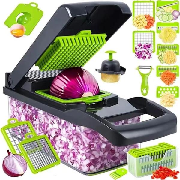 Kitchen Tools 13 in 1 Manual Mandoline Fruit Veget...