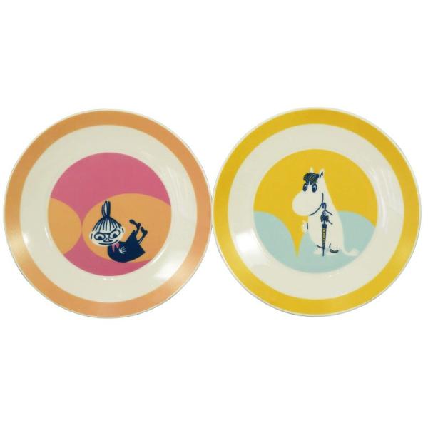 山加商店 MOOMIN (ムーミン) 「 ハーフカラー 」 食器セット プレート 皿 ペアセット リ...