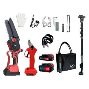 高枝切りバサミ チェーンソー 高枝切り 電動ハサミ 充電式 軽量 延長棒 のこぎり マキタ バッテリー 互換 【PSE認証済】