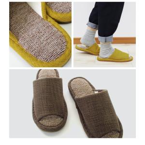 ルームスリッパ レディース メンズ 履き心地抜...の詳細画像4