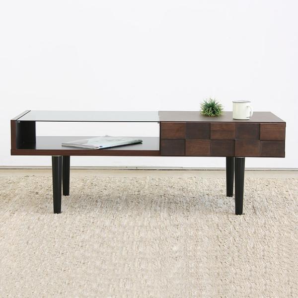 国産 日本製 リビングテーブル センターテーブル ローテーブル サイドテーブル 机 ガラス 収納 お...