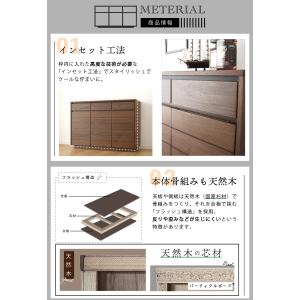 国産 日本製 サイドボード キャビネット リビ...の詳細画像4