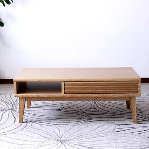 コレクションテーブル W75 引出し 収納付き 机 木製 ローデスク