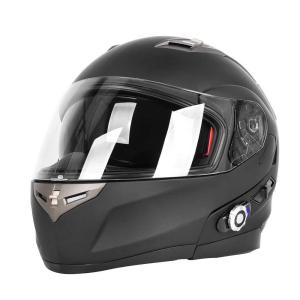 ブルートゥース付きバイクヘルメット FreedConn フリップアップデュアルバイザー
