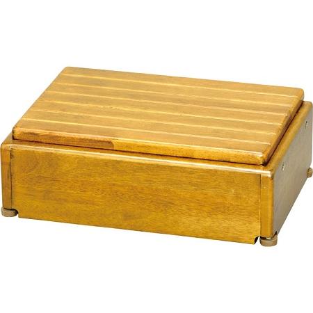 安寿　木製玄関台　高さ調整タイプ　S45W-30-1段