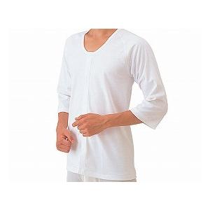ワンタッチ肌着　紳士用　前開き5分袖