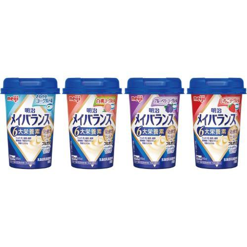 明治　メイバランスMiniカップ　発酵乳仕込み　アソートBOX / 2424047　24本入（4種×...