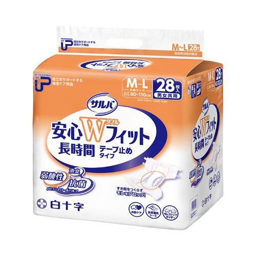 P.U(病院・施設向け)サルバ安心WフィットM-L / 28枚