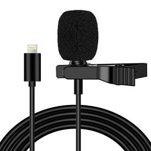 クリップマイク，ピンマイク 高音質 Lightningマイク