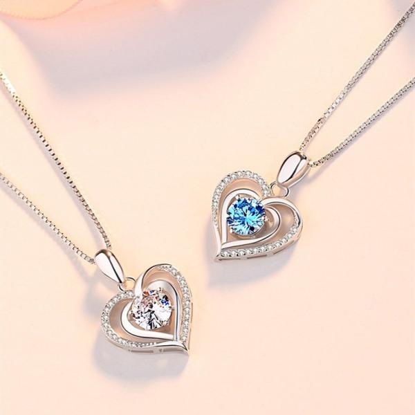 ネックレス ハート LOVE 愛 シルバー925 人気 プラチナ仕上げ 女性 彼女 娘 記念日 誕生...