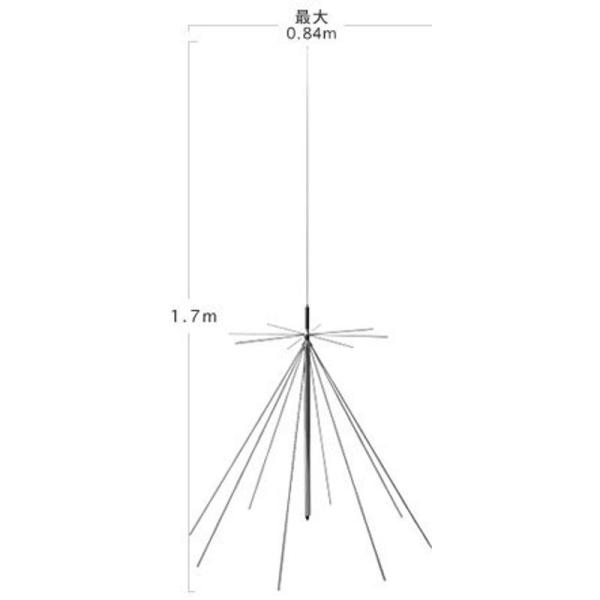 第一電波工業 ダイヤモンド D1300AM AMラジオ受信対応スーパーディスコーンアンテナ25?13...