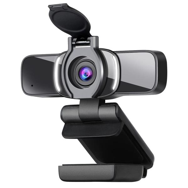 Dericam 1080P ウェブカメラ マイク付き USBウェブカメラ コンピューターウェブカメラ...