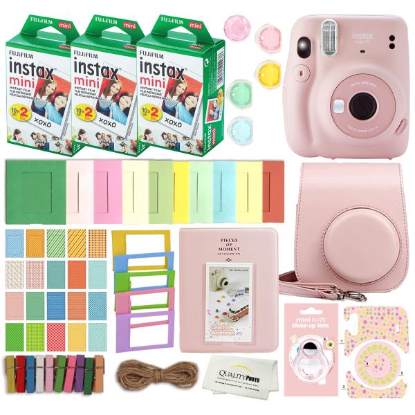 Fujifilm Instax Mini 11インスタントカメラケース付き、60フジフィルム、デコレ...