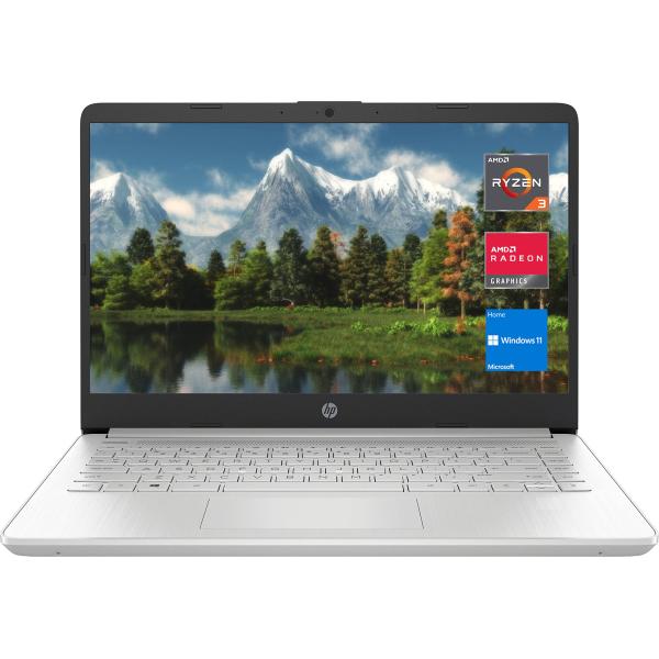 HP 14 Notebook Laptop, 14&quot; HD Screen, AMD Ryzen 3 ...