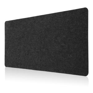 フェルトマウスパッド(31.5インチ x 15.7インチ)。 Large Felt Desk Pad, Black Grey Ga 並行輸入品