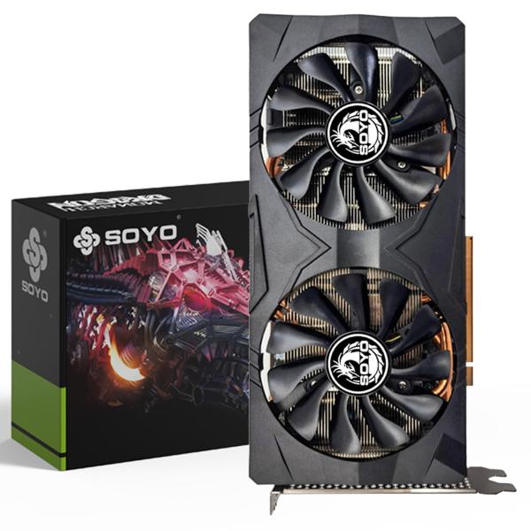 SOYO AMD Radeon RX5700XT グラフィックスカード 8GB GDDR6 256ビ...