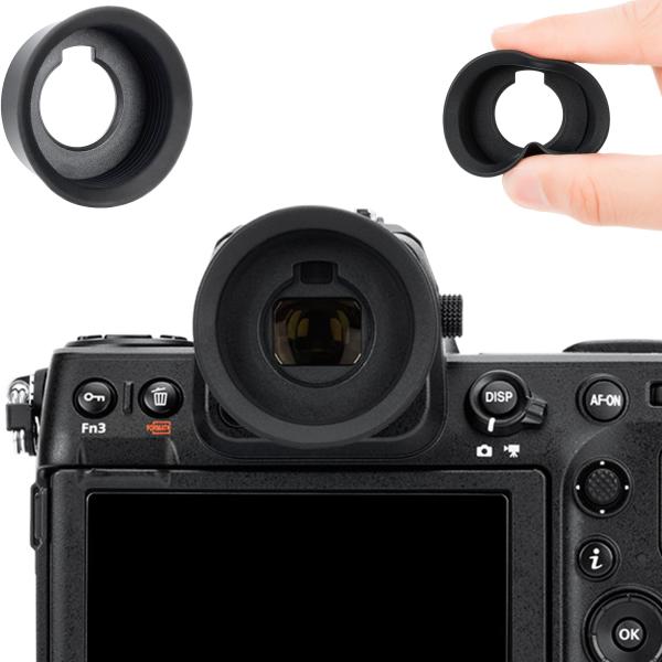 Z9 Z8 アイカップ接眼レンズ、ソフトシリコン拡張カメラアイカップビューファインダー Nikon ...
