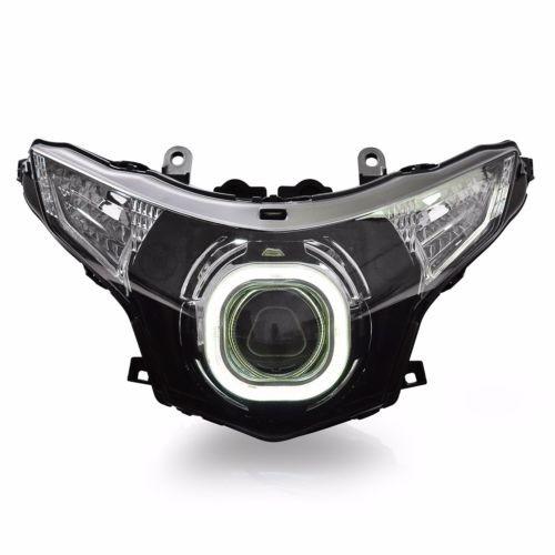 Demoneyes デーモンアイ HID プロジェクター LED ヘッドライトユニット ホワイト ホ...