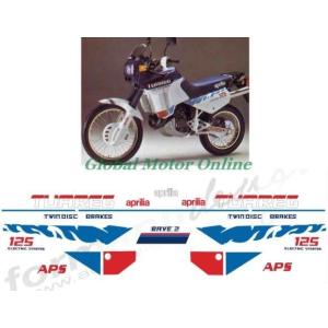 グラフィック デカール ステッカー 車体用 / アプリリア aprilia TUAREG WIND125 1987 レストア｜ltandpjapan