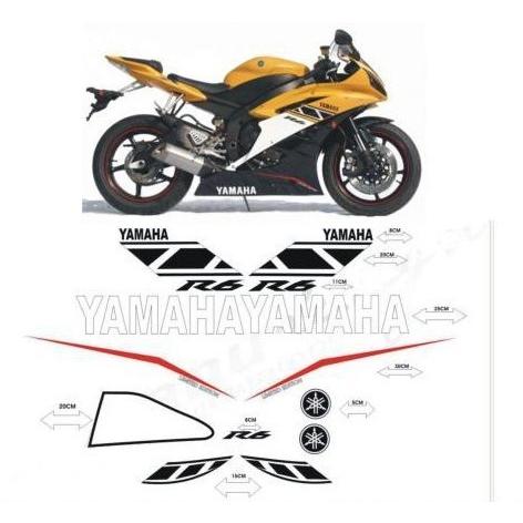 グラフィック デカール ステッカー 車体用 / ヤマハ YZF-R6 / 2007 LAGUNA S...