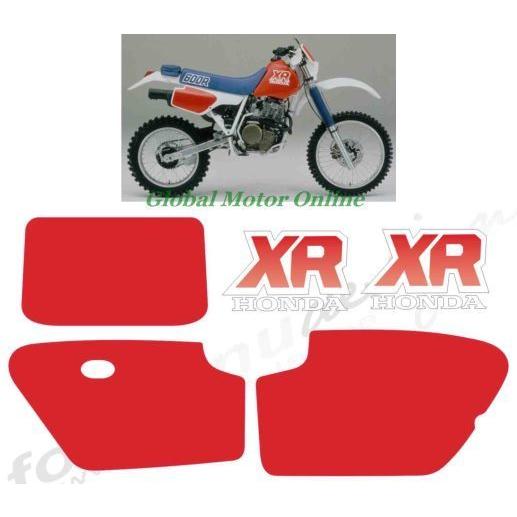 グラフィック デカール ステッカー 車体用 / ホンダ XR600R 1987 レストア